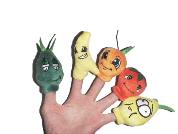 Finger Puppet Fruit Plush Toy 2