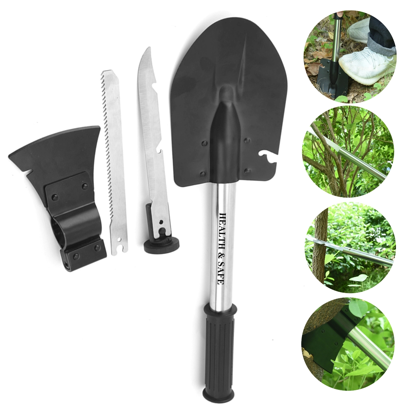 Multifunctional Folding Sapphire Shovel Set 2