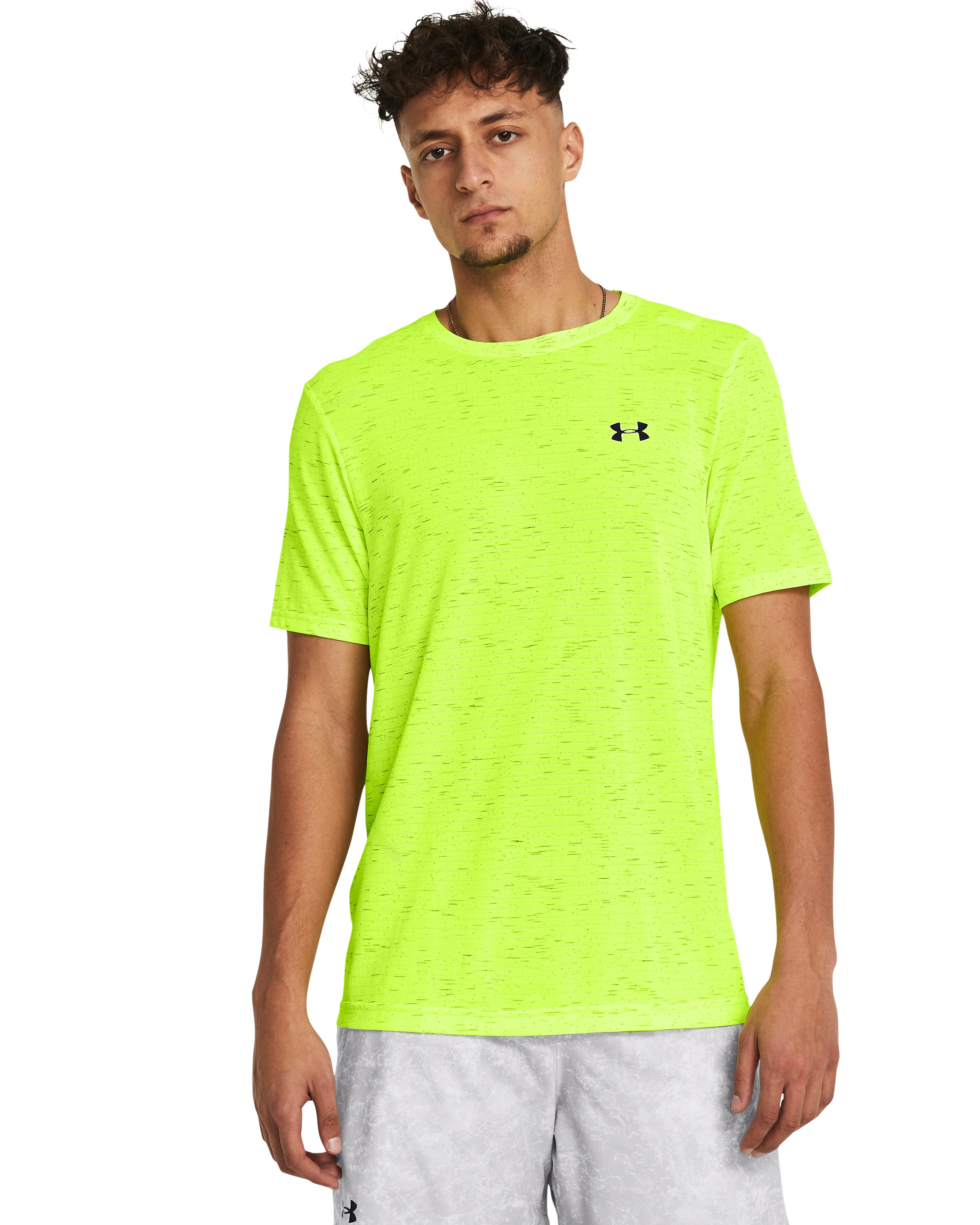 UA Seamless Grid Men's Short Sleeve 29