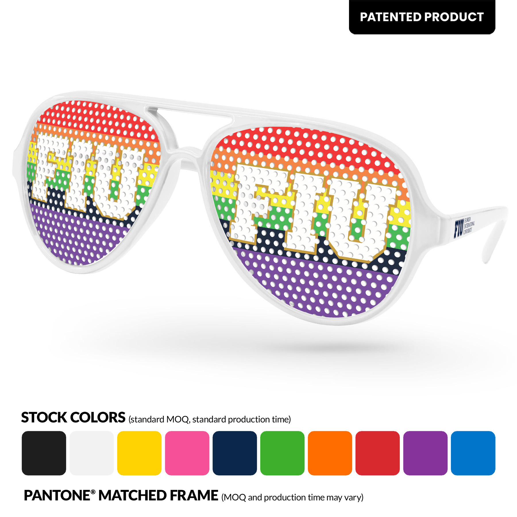 Aviator Sport Pinhole Sunglasses 1