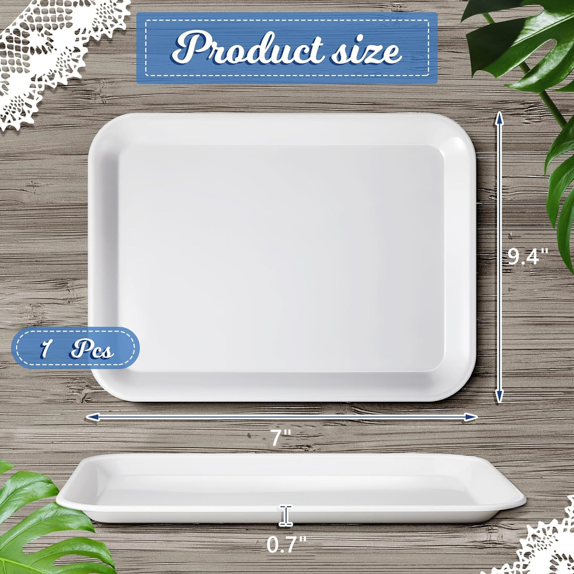 Large Rectangular Serving Platters 5