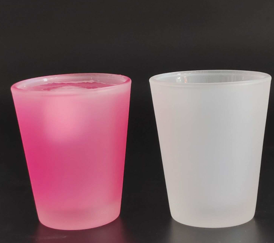 1.5 oz Frosted Colored Shot Glass 1