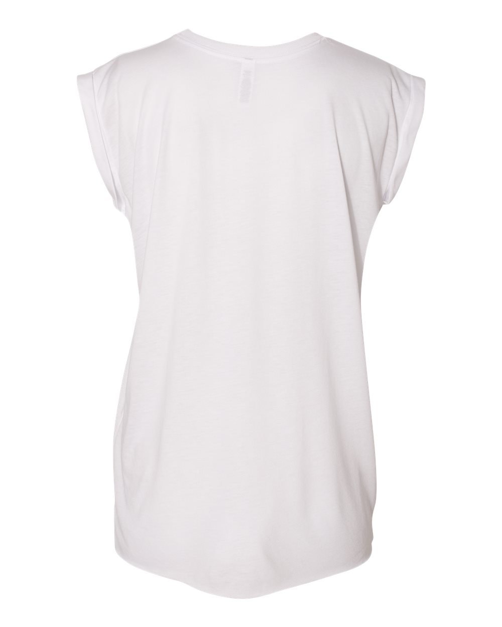 Women's Flowy Rolled Cuffs Muscle Tee - 8804 33