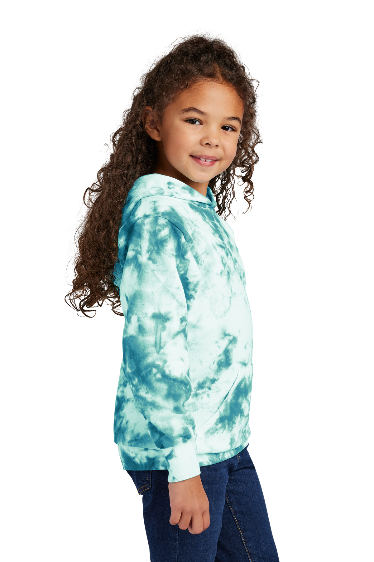 Port & Co Youth Crystal Tie-Dye Pullover Hoodie PC144Y 29