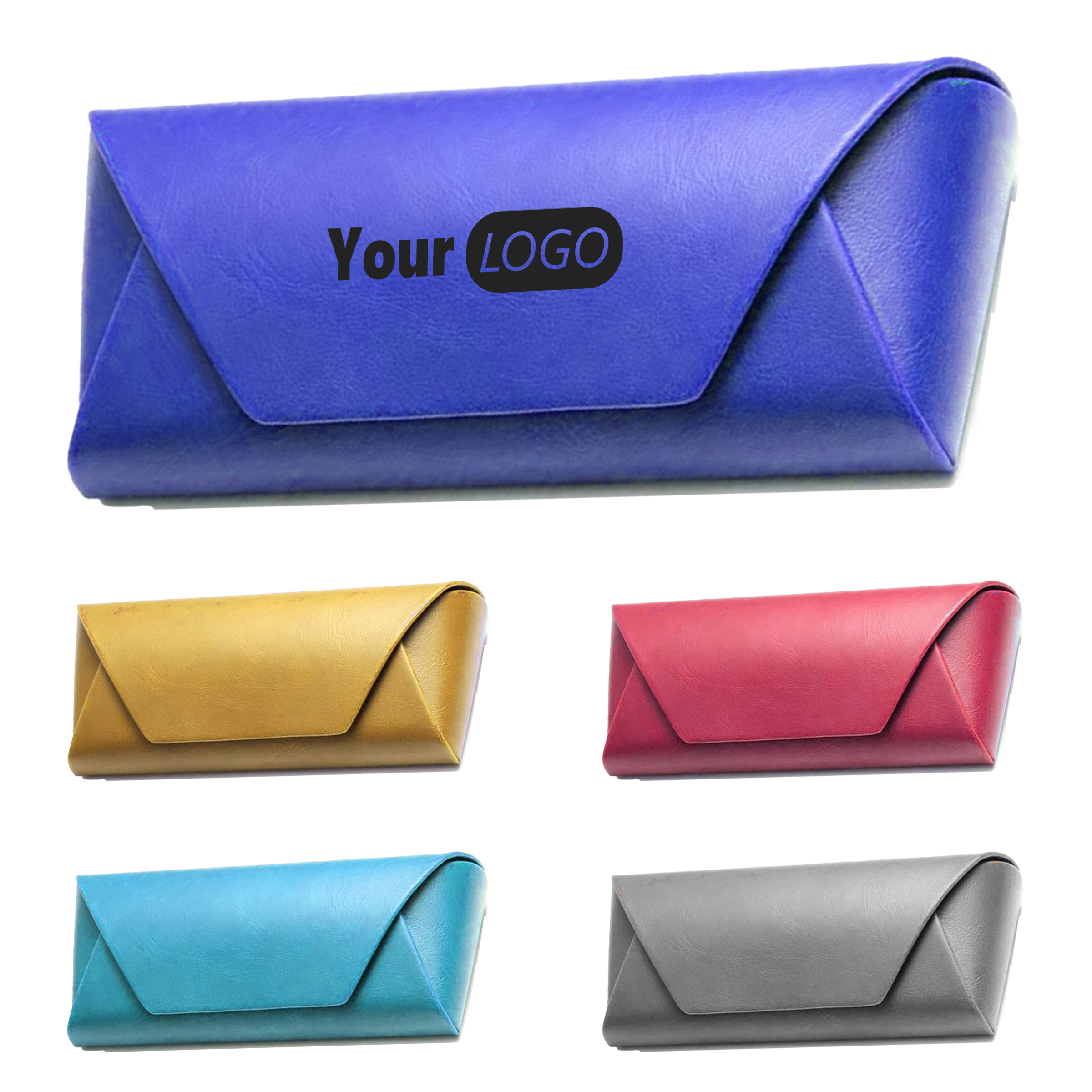Polyurethane Portable Glasses Case With Custom Logo 1
