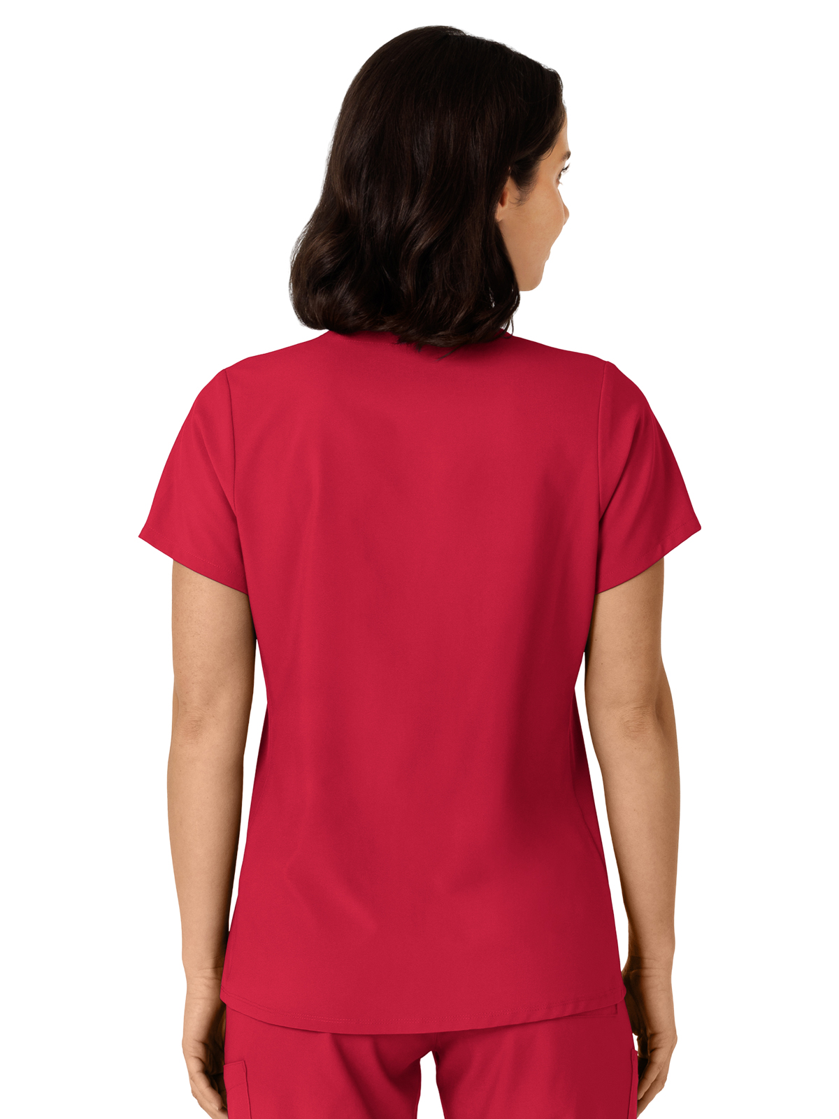 Wink - W123 - Women's Flex-n-Reach Side Panel V-Neck Top 36