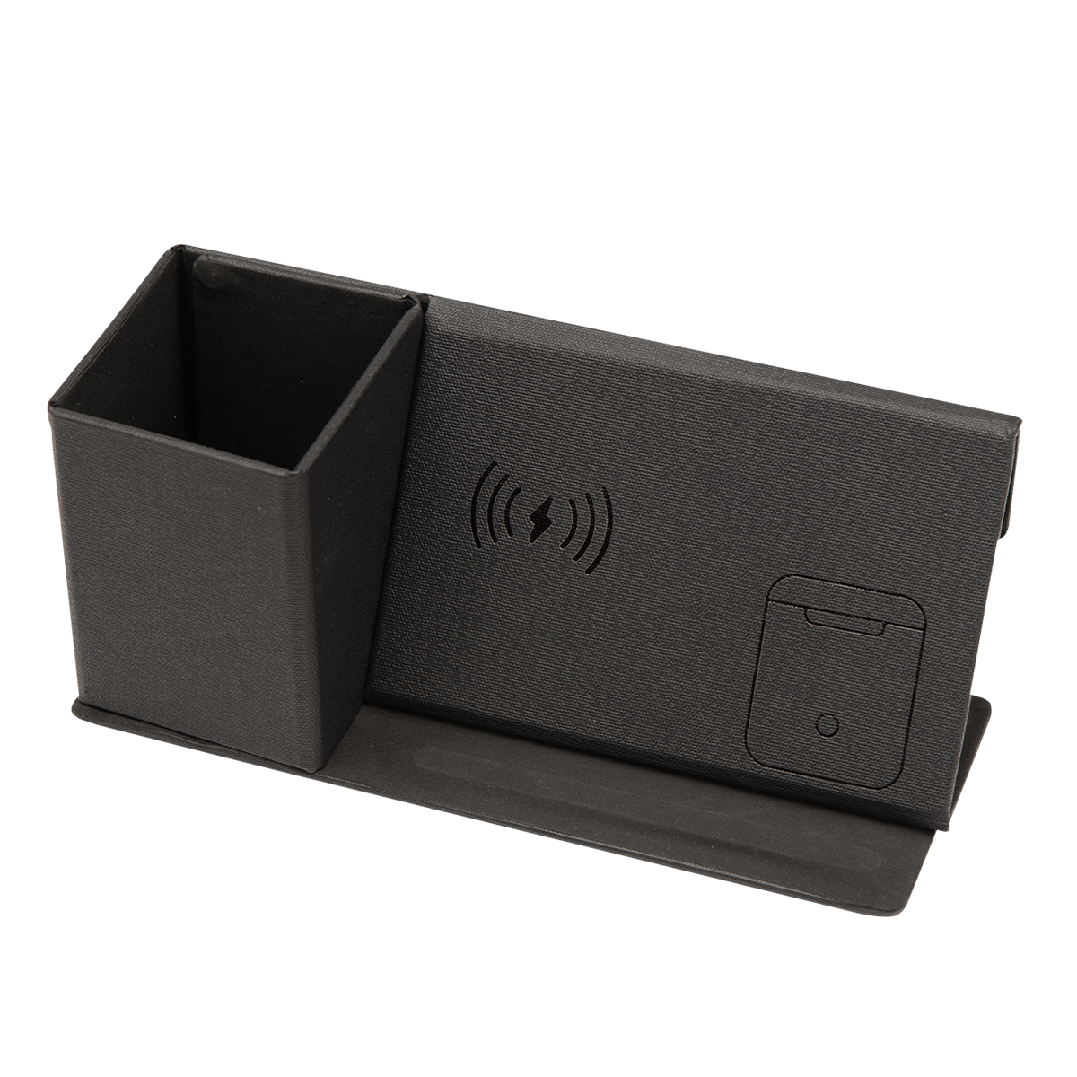 Wireless Charging Desk Organizer With Dry Erase Board 4
