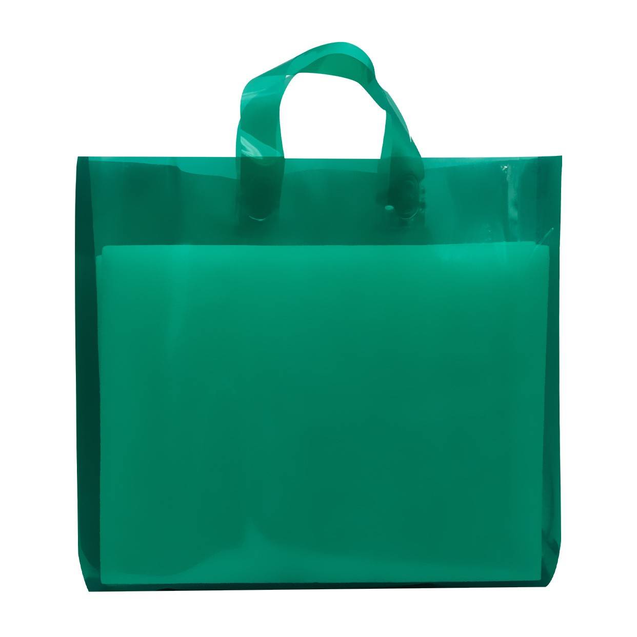 PVC super transparent handbag shopping bag 2