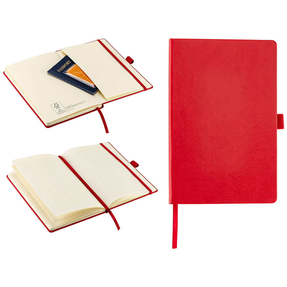 Elan Hardcover Journal with Pen Loop and Inner Pocket 33