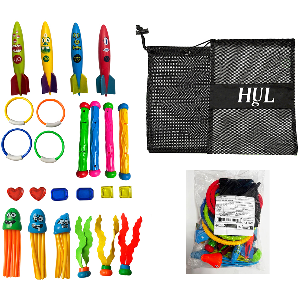 24 Pieces Diving Pool Toys Set 1
