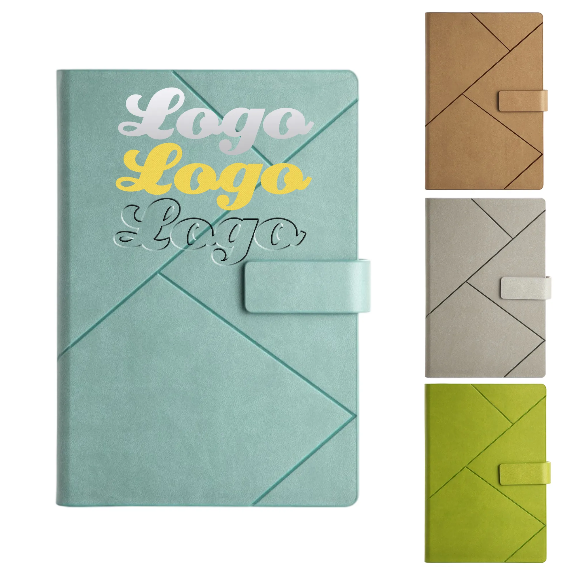 Leather Journal with Elastic Closure for Office or School