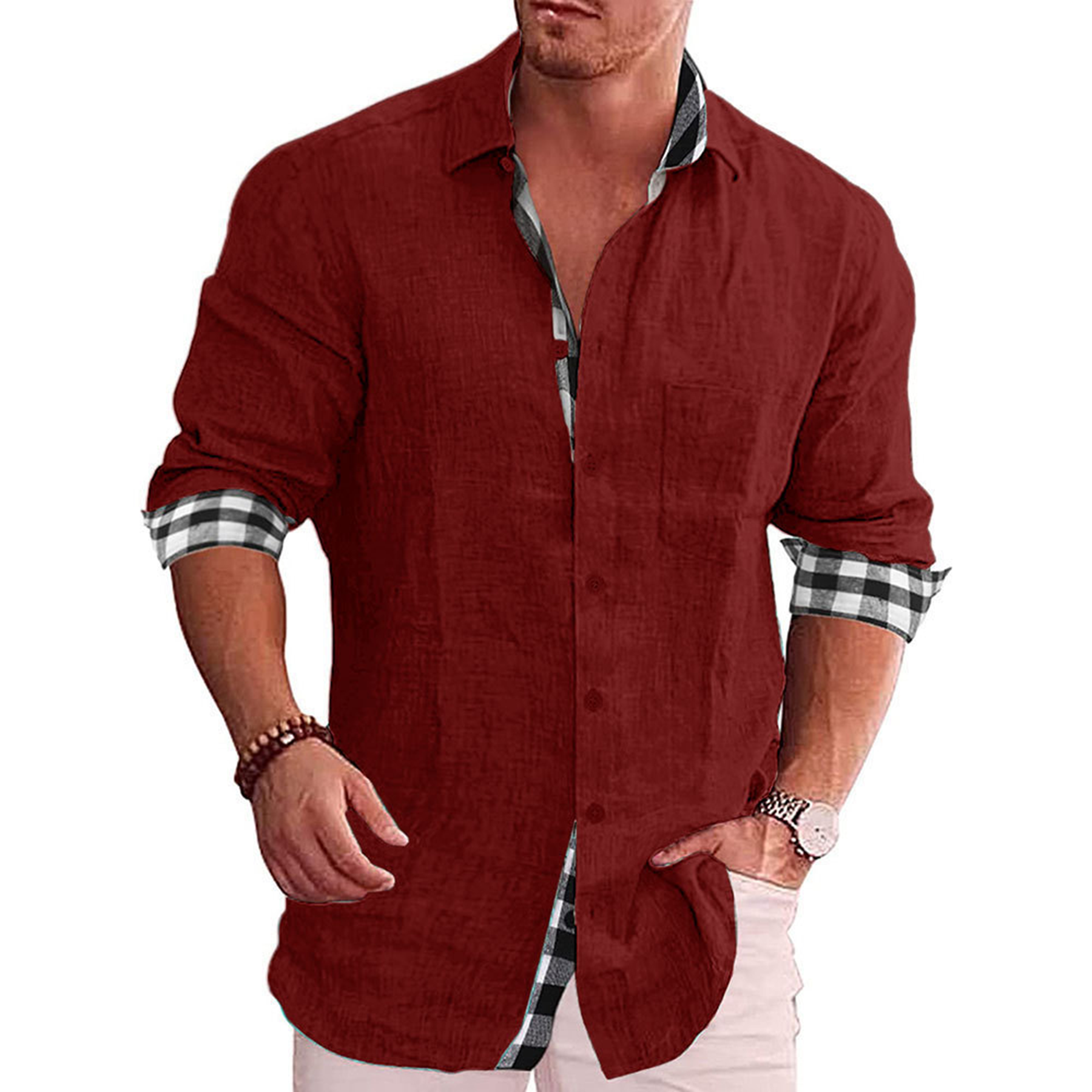 Casual Linen Shirt 4