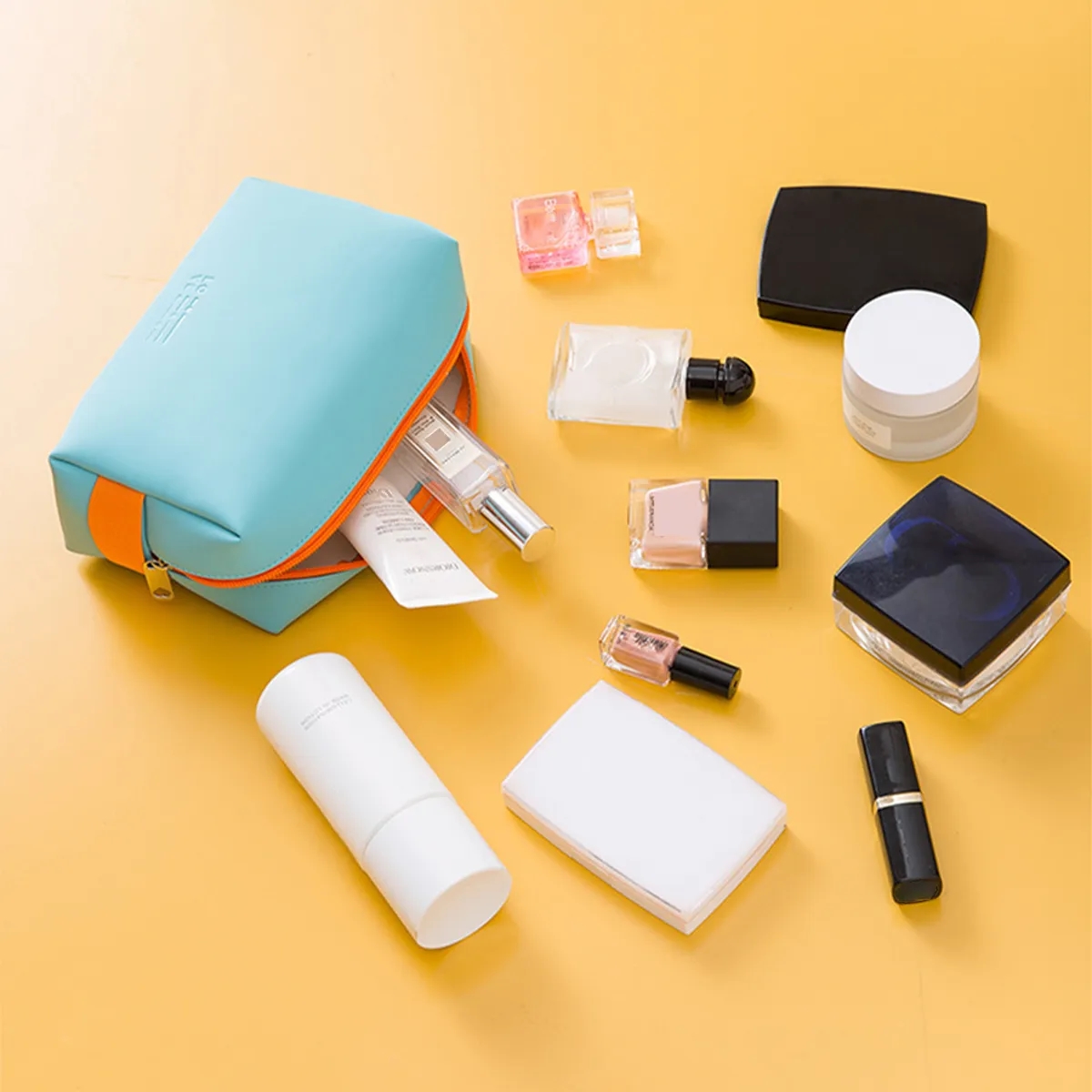 Make Up Cosmetic Bag PU Waterproof Organizer Pouch Women 3