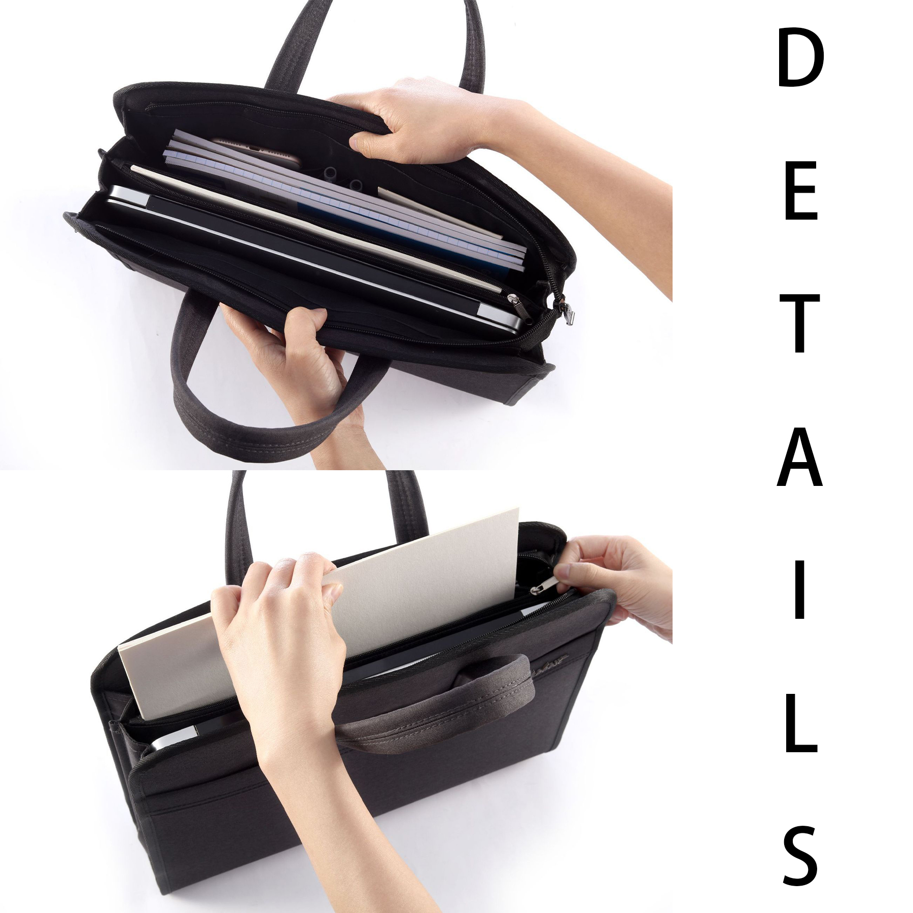 Oxford Large capacity business commuter computer bag 6