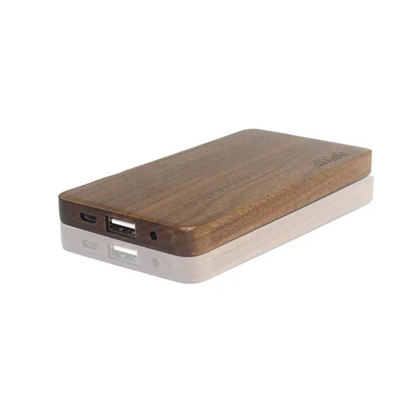 Wooden Portable Power Bank 4