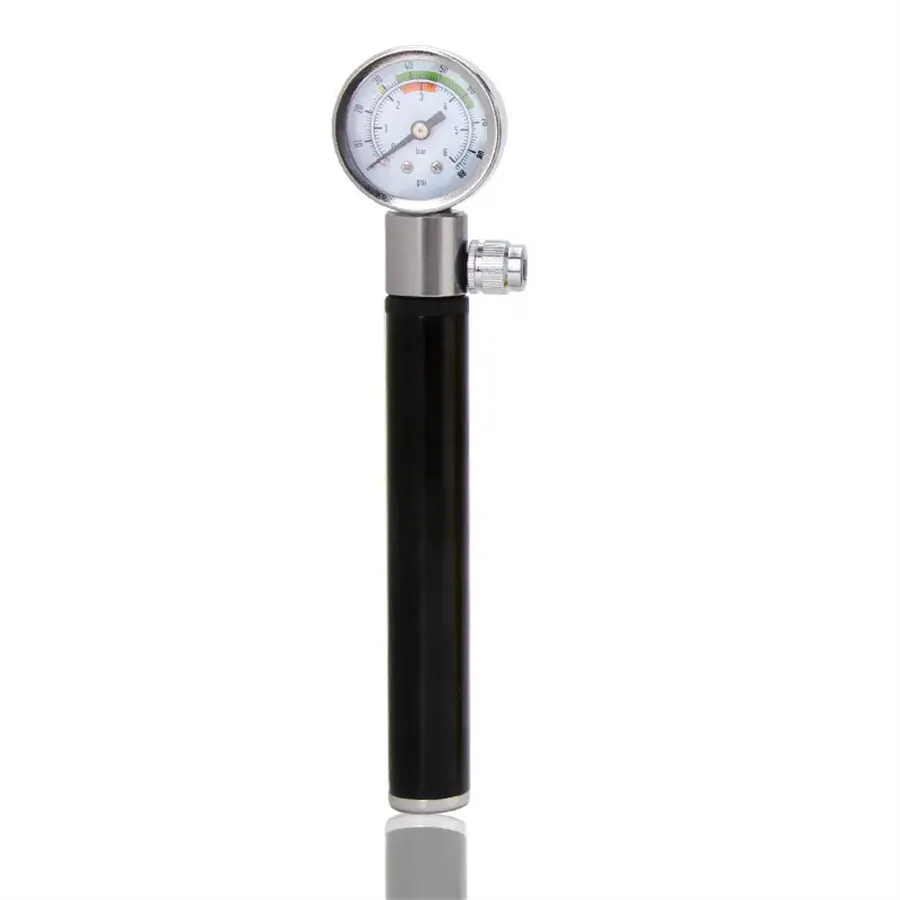 Bike Pump Portable With Pressure Gauge 2