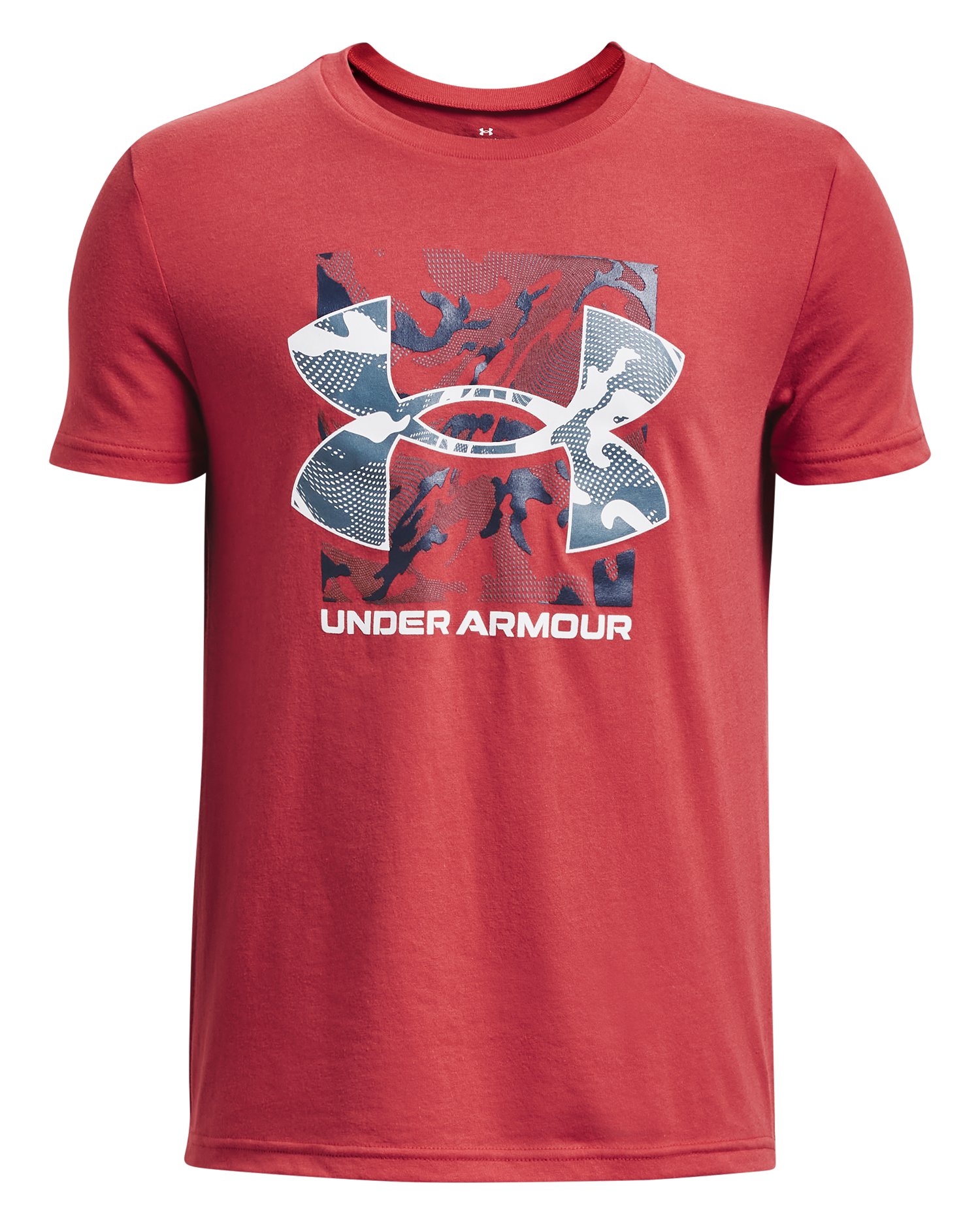 UA Box Logo Camo Boys' Short Sleeve T-Shirt 15