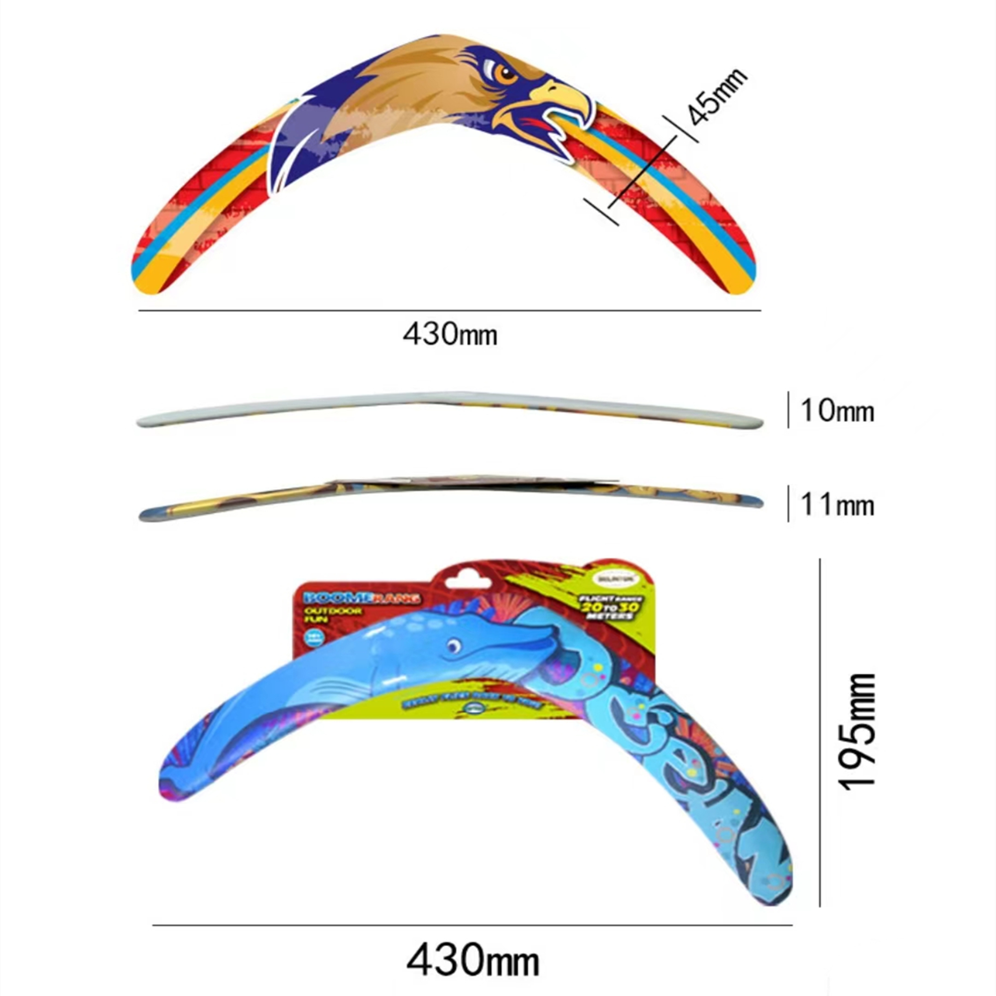 V-Shaped Returning Boomerang Eagle 4
