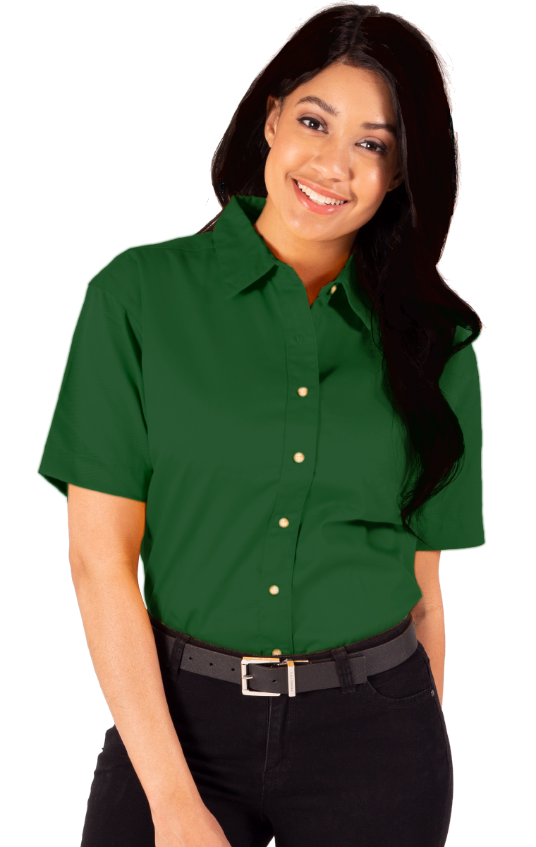 Ladies' Scotchgard Twill Short-Sleeve Shirt 26