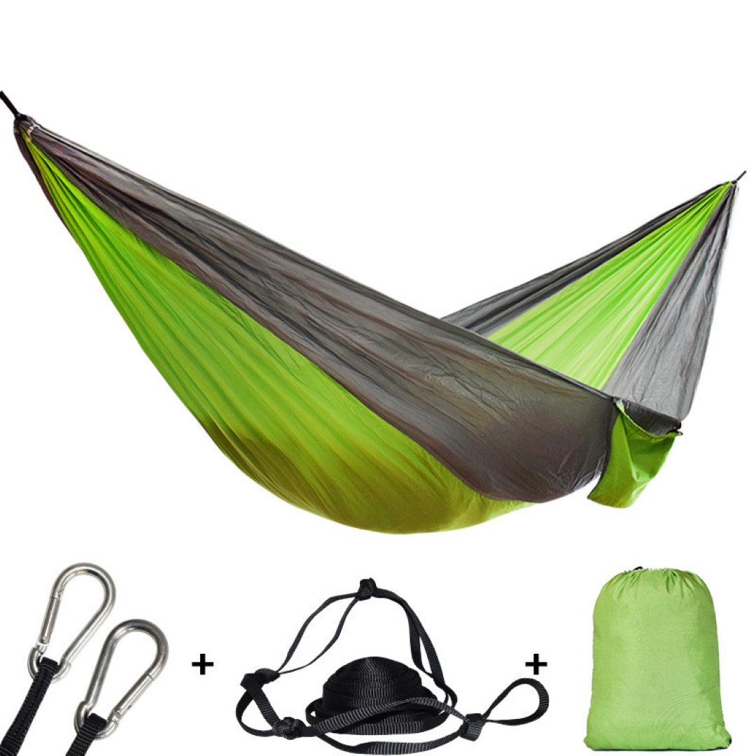 One Person Portable Hammock with Tree Straps 5