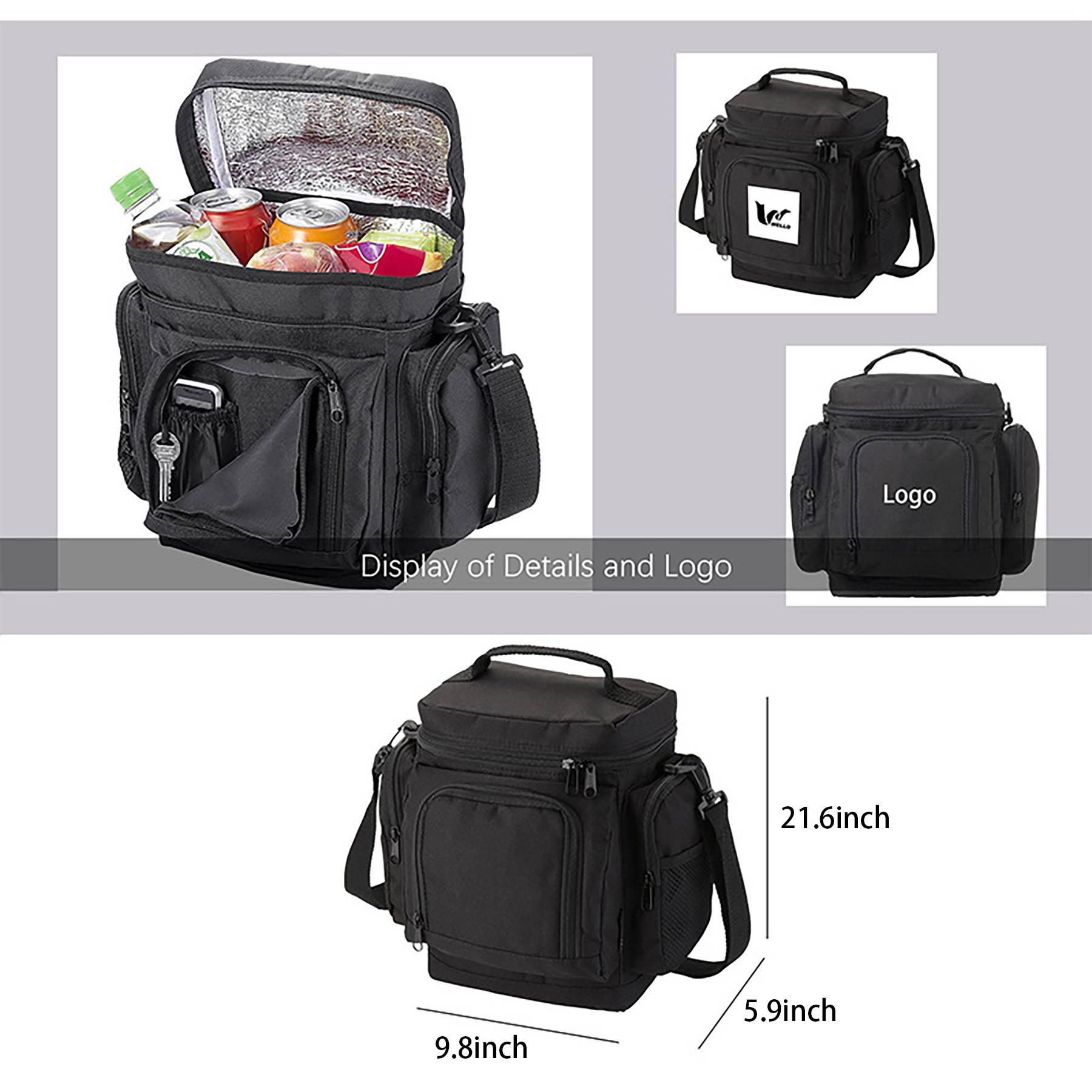 Insulated Picnic Lunch Bag Cooler 3