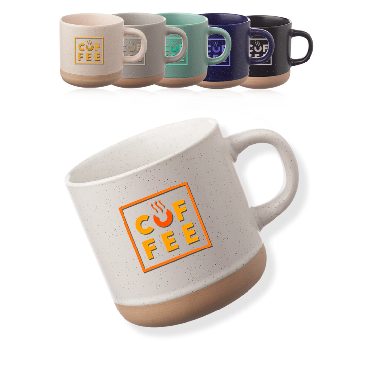 11 oz. Speckled Clay Coffee Mug 1