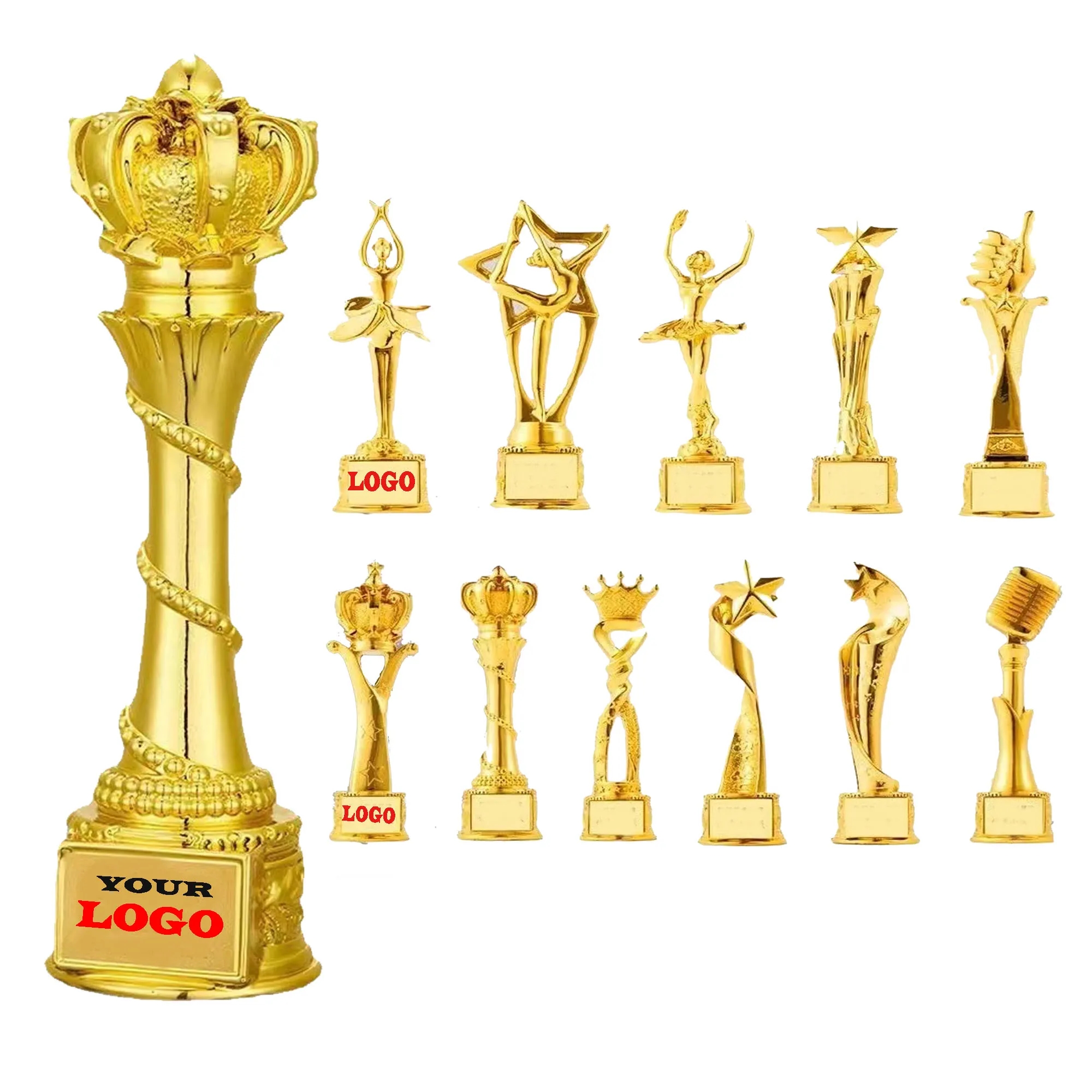 Creative Gold-Plated Resin Trophy 2