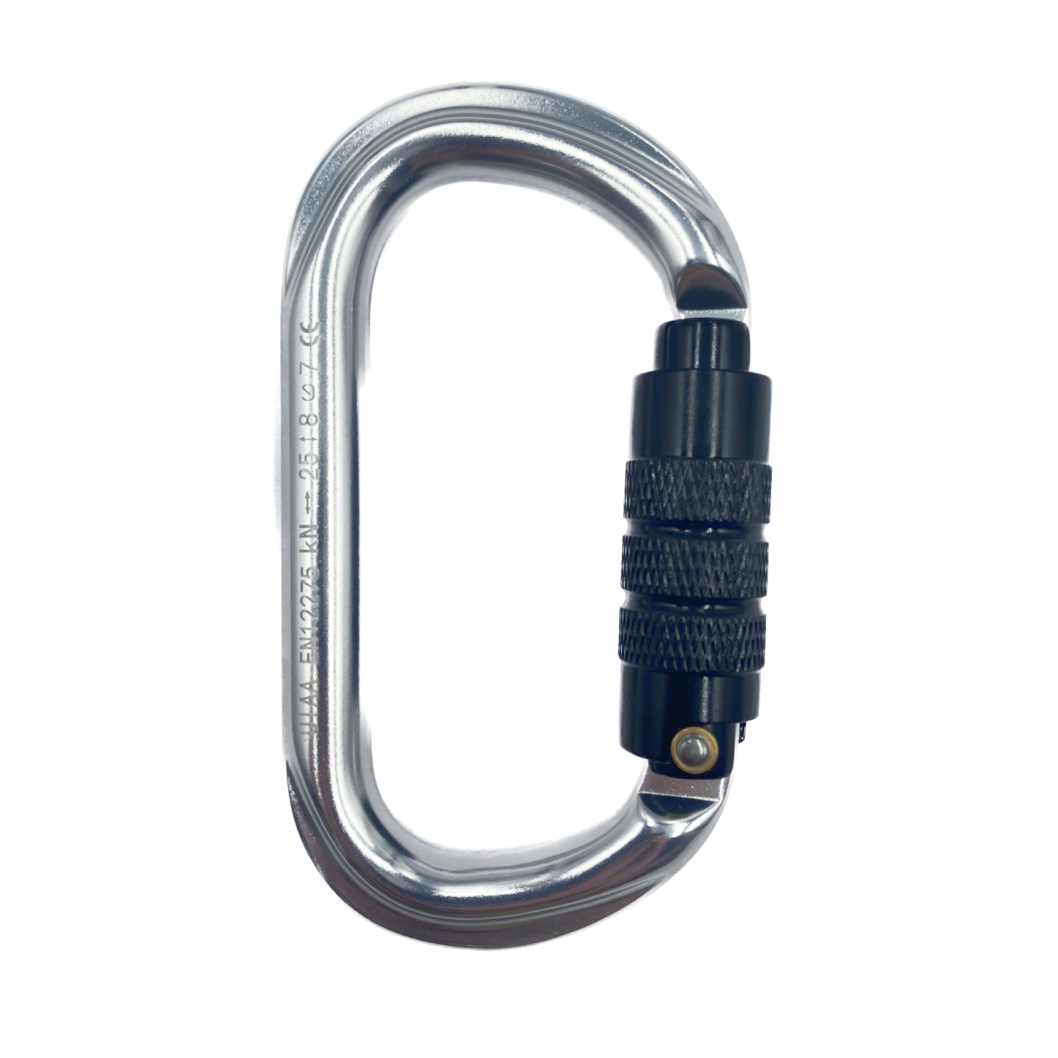 D Ring Twist Gate Aluminum Carabiner 6