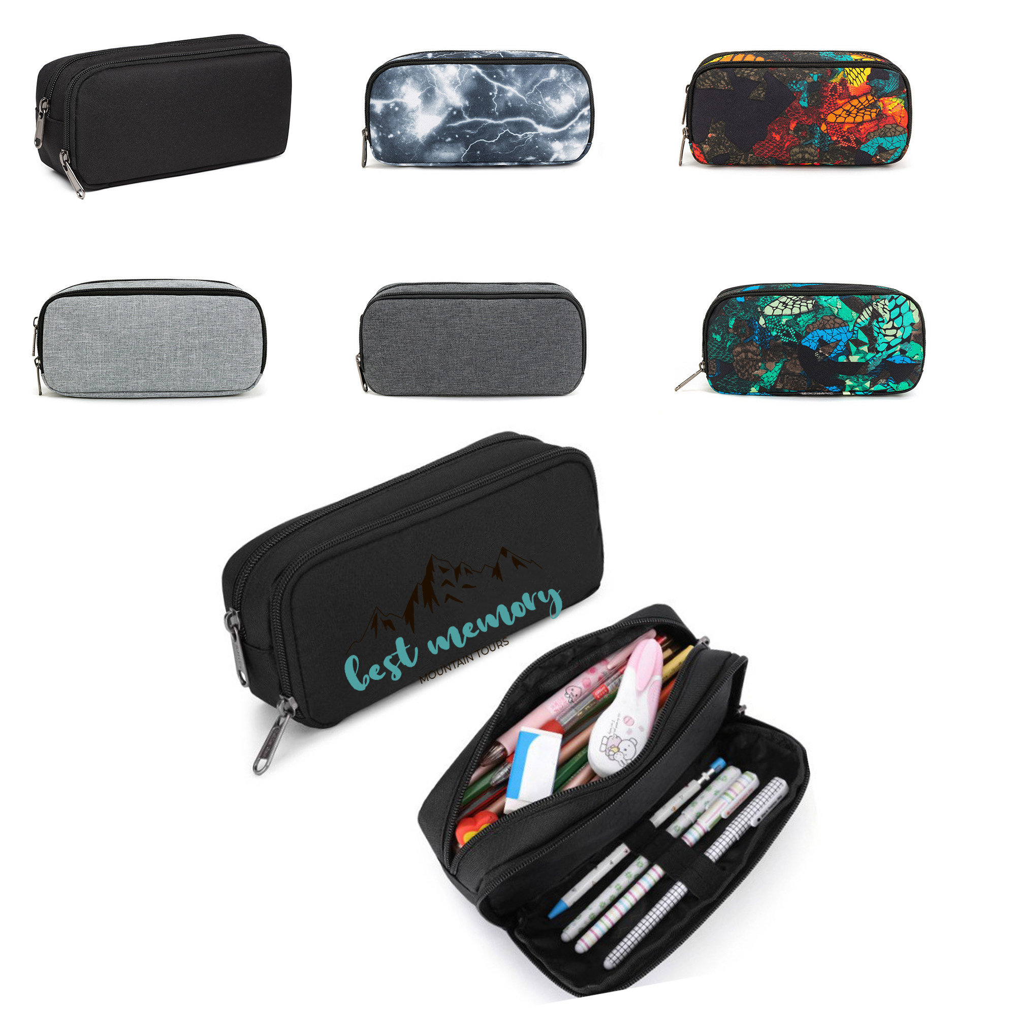 Oxford Zipper Pouch for Makeup Stationery 5