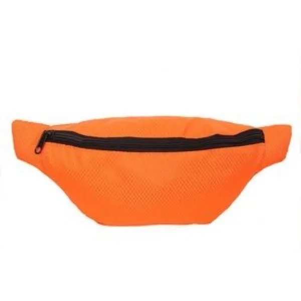 Waterproof Ribstop Waist Fanny Packs w/ 1 Zipper, 13"W x 6"H 6