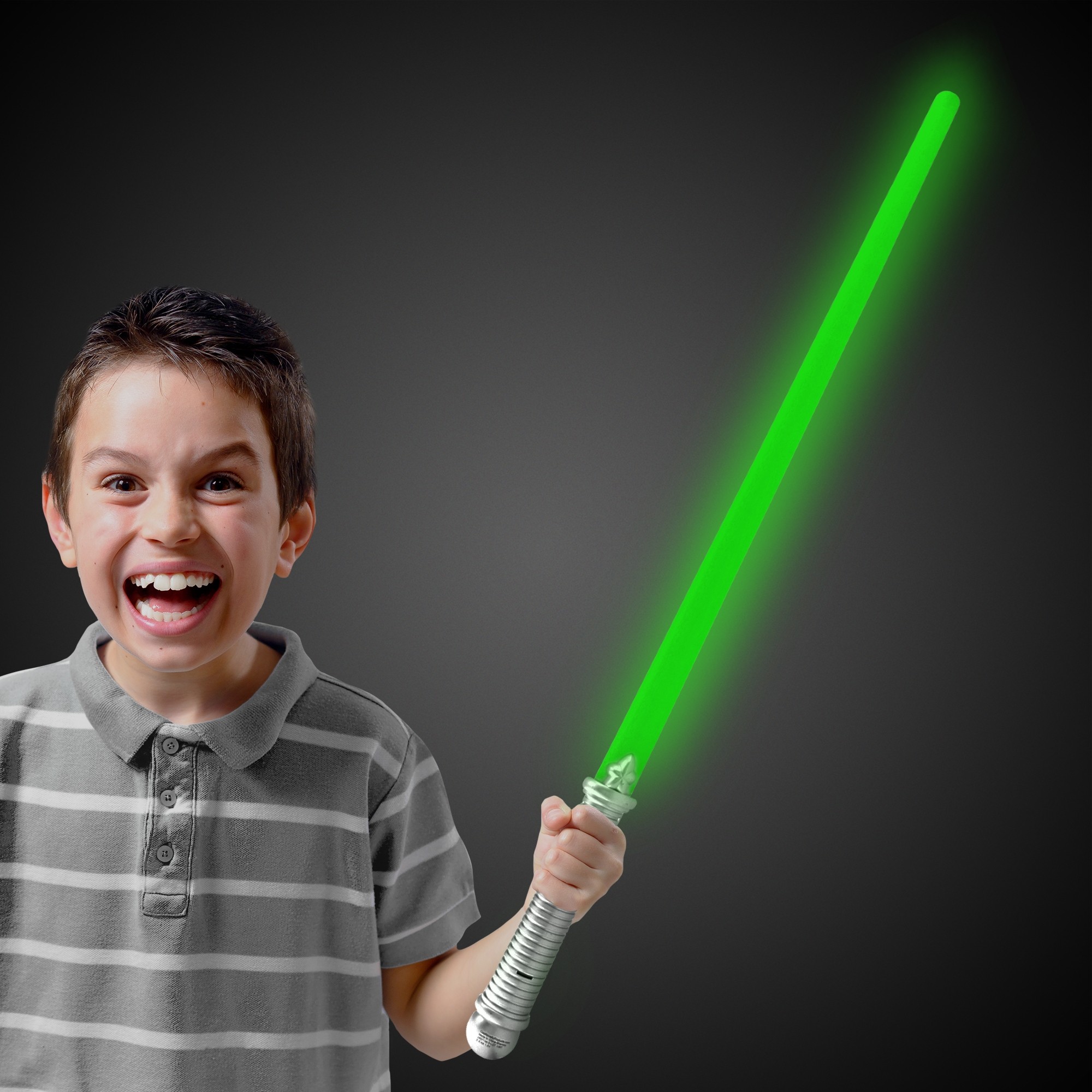 28" GREEN LED SABER SWORD