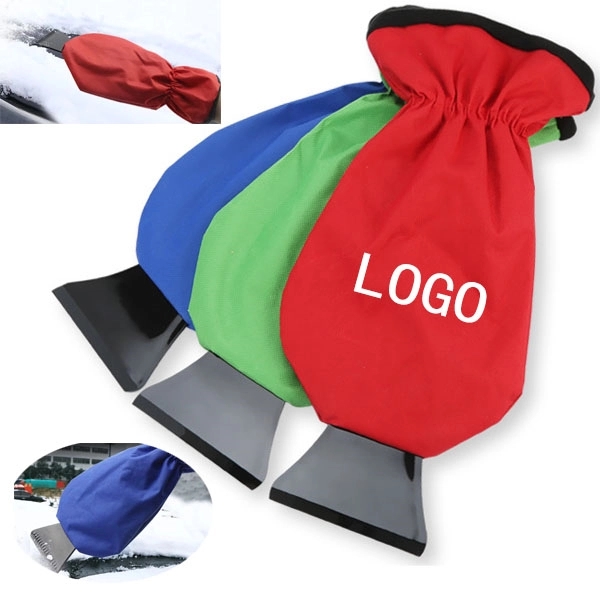 Fleece Lined Ice Scraper Mitt 6