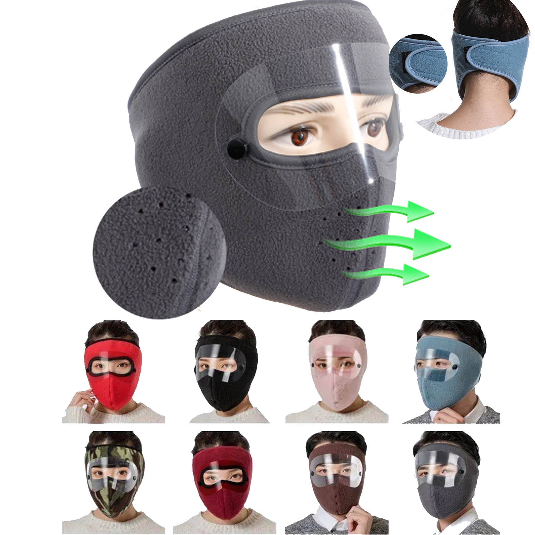 Warm Mask With Removable Eye-Shield 2