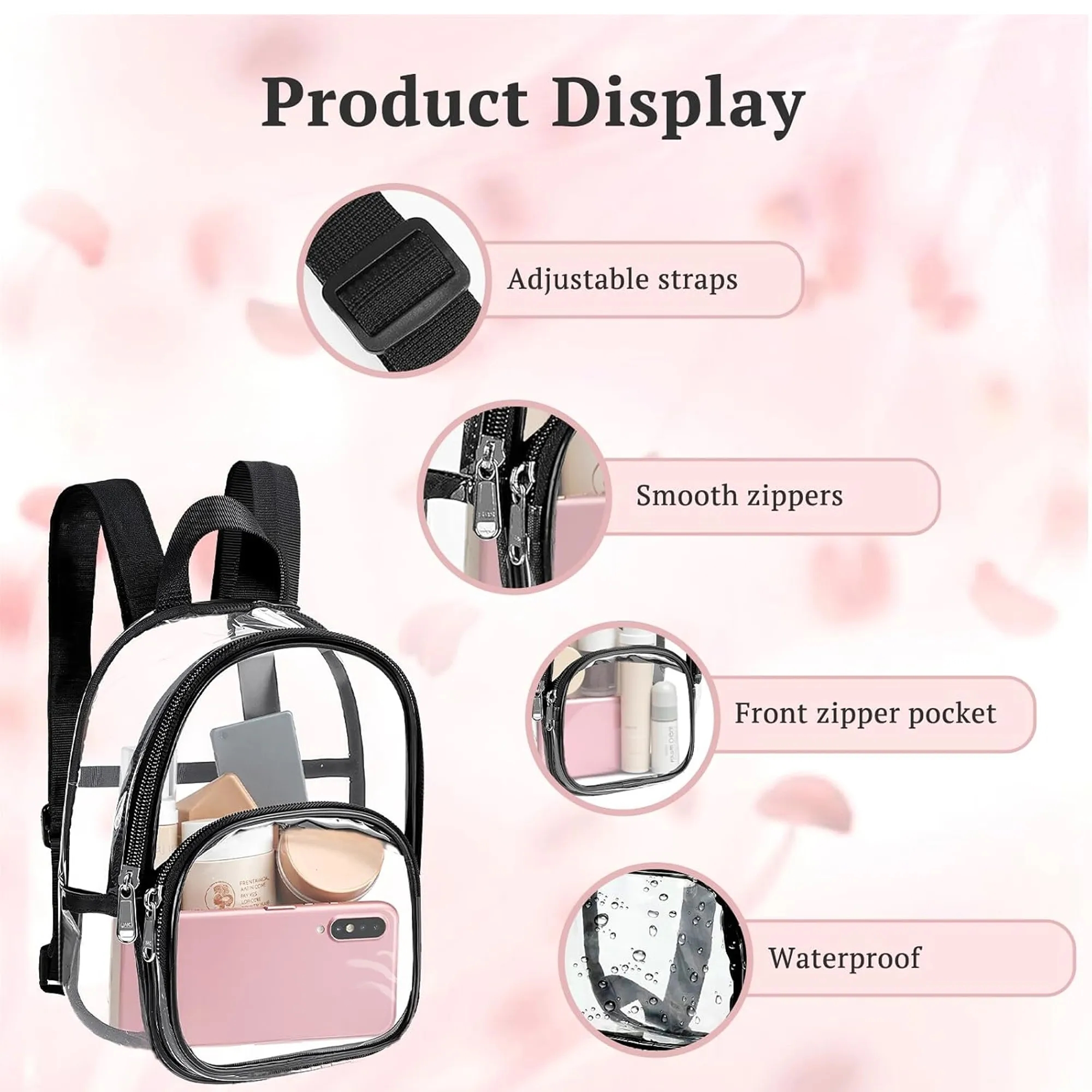 Mini Transparent Stadium Backpack 4