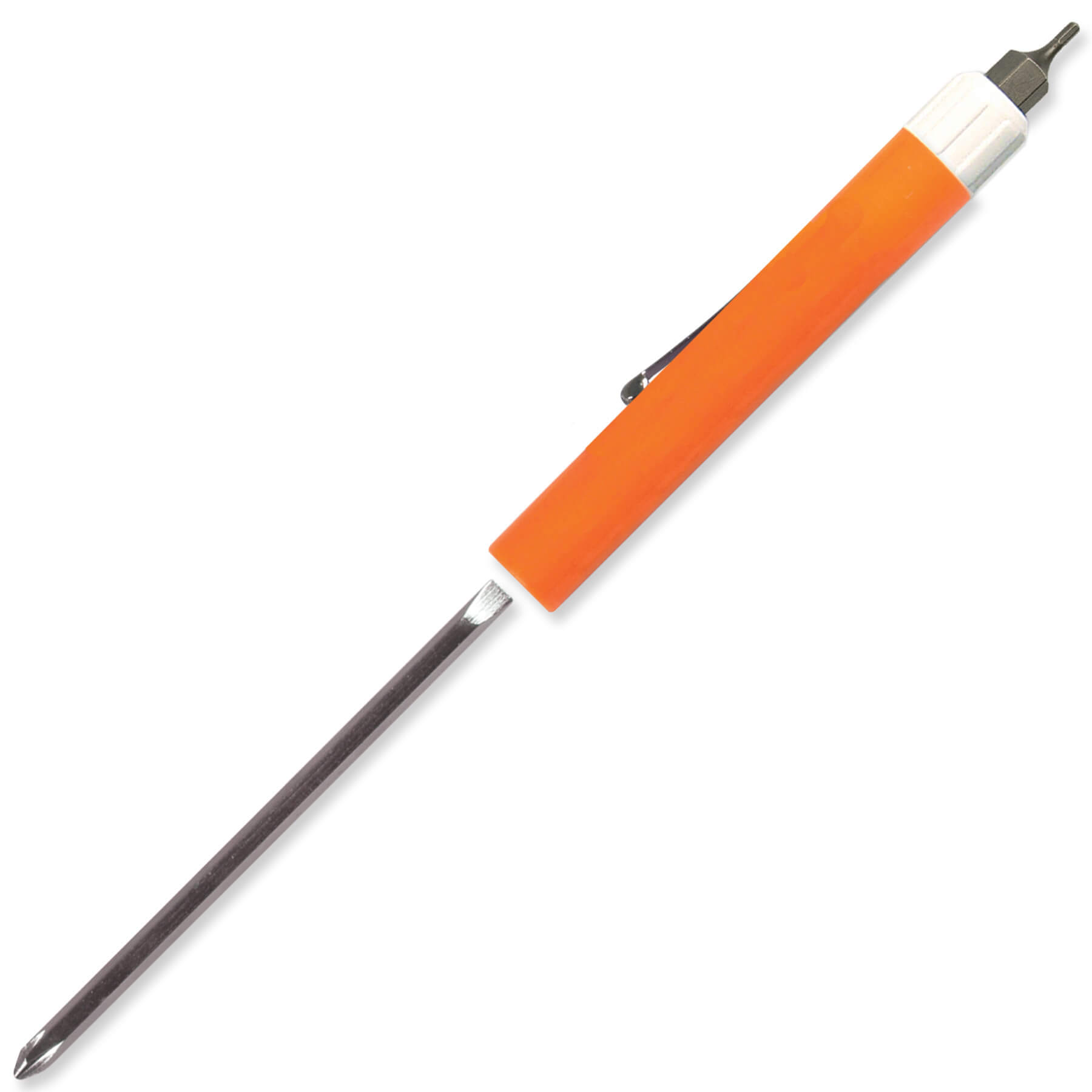 Pocket Screwdriver Reversible Flat Blade + Hex Bit Top 42