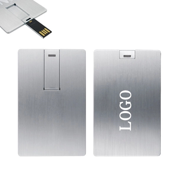 Flip Up Metal USB Business Card - 32 GB 2