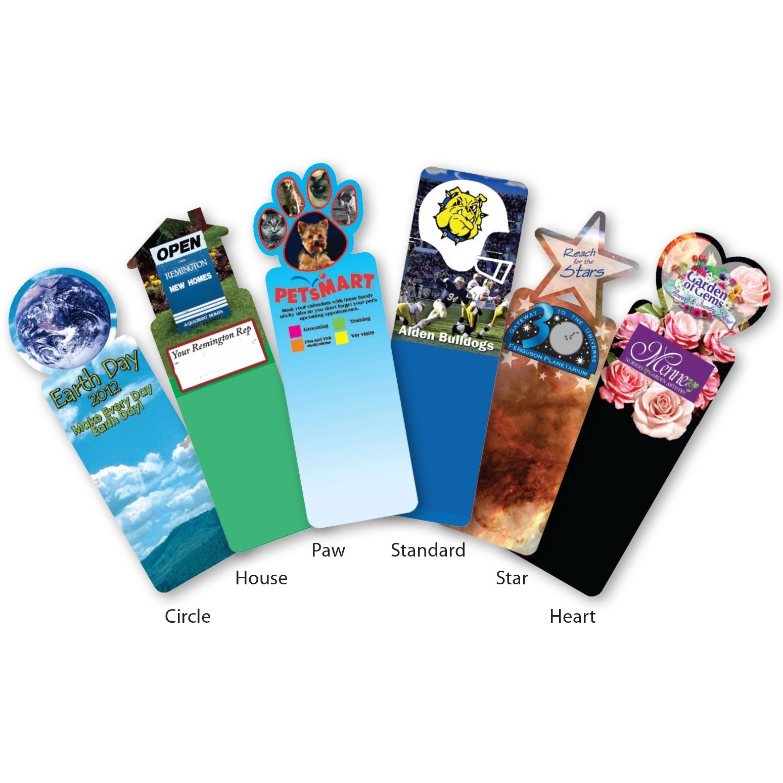 Custom Full Color Digital Printed Bookmark 6