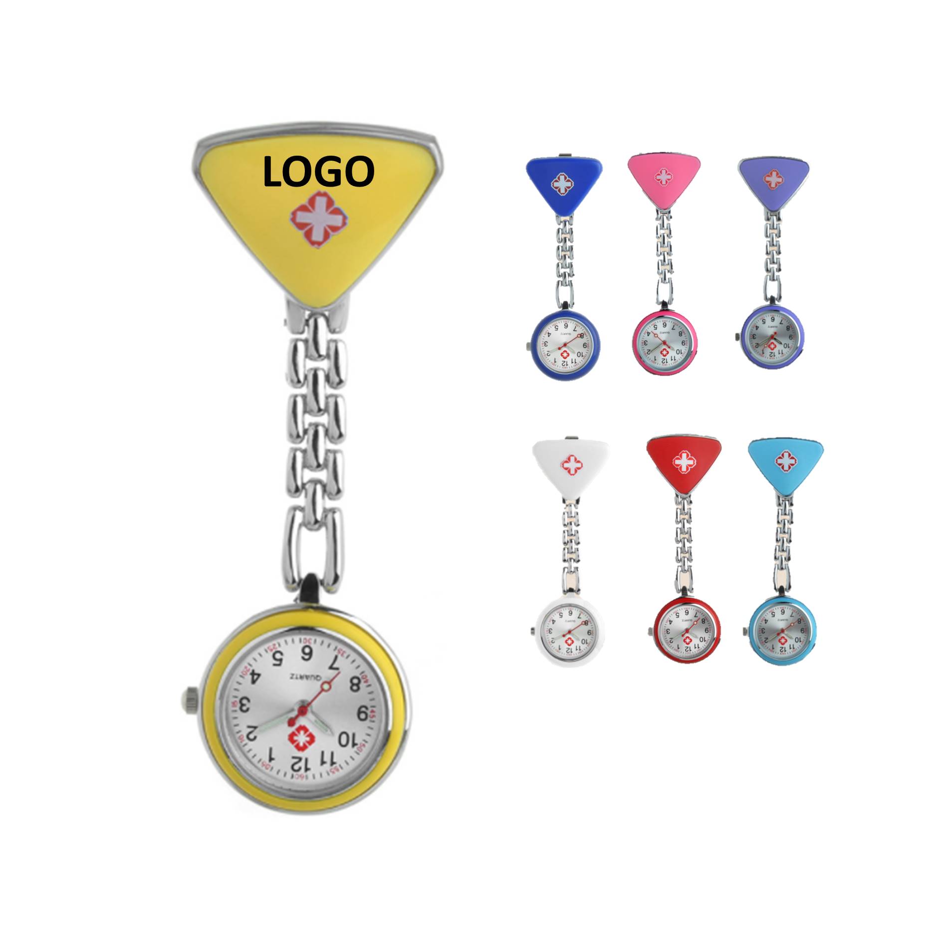 Medical Stainless Steel Clip Pocket Nurse Watch 2