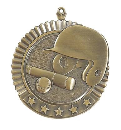 Baseball Star Medal 2 3/4" 2
