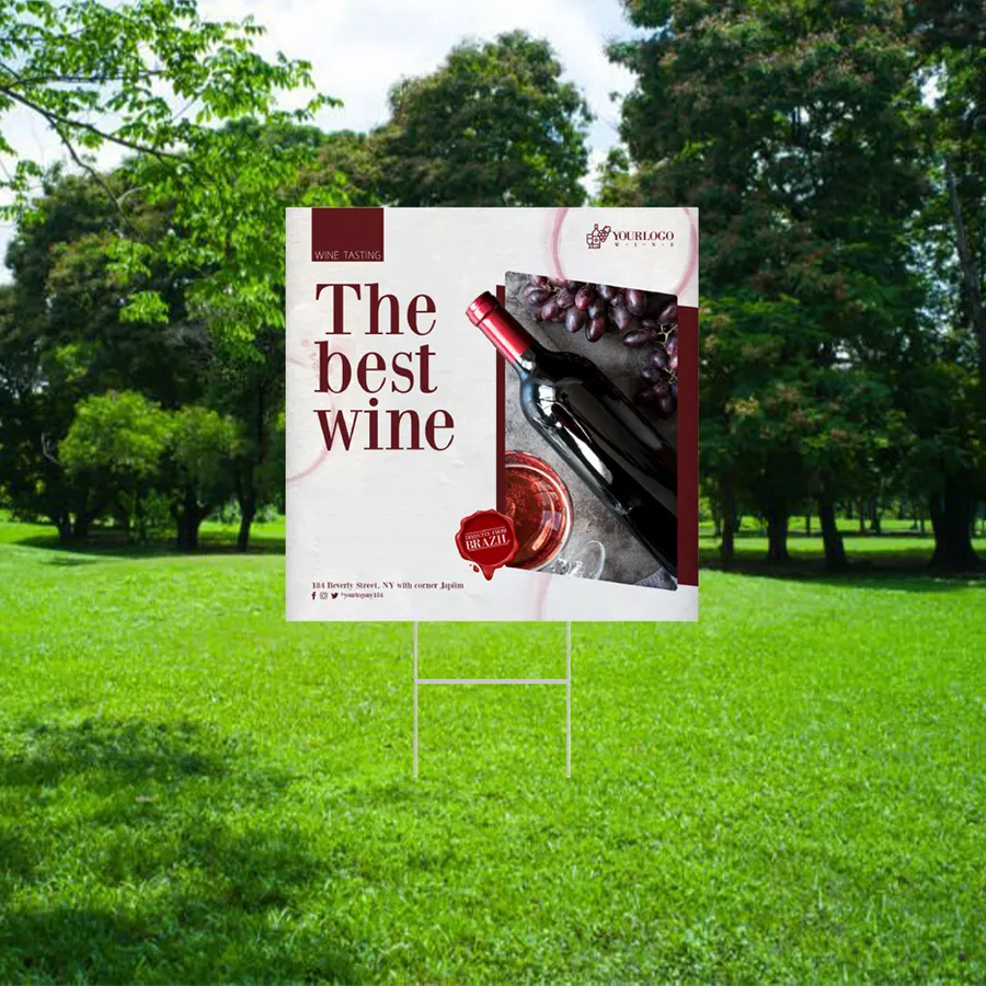 12" X 12" Yard Sign 3