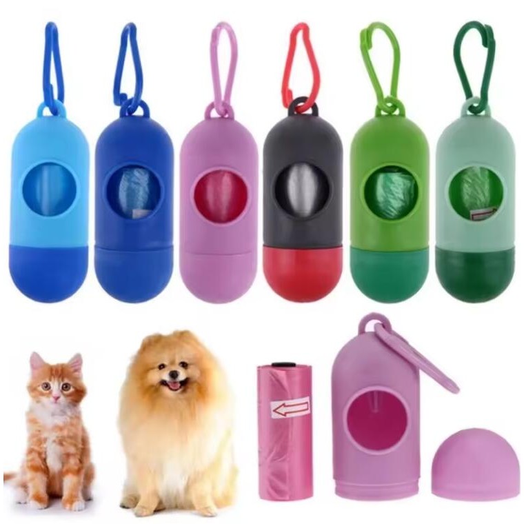 Dog Poop Bags With Dispenser and Clip 4