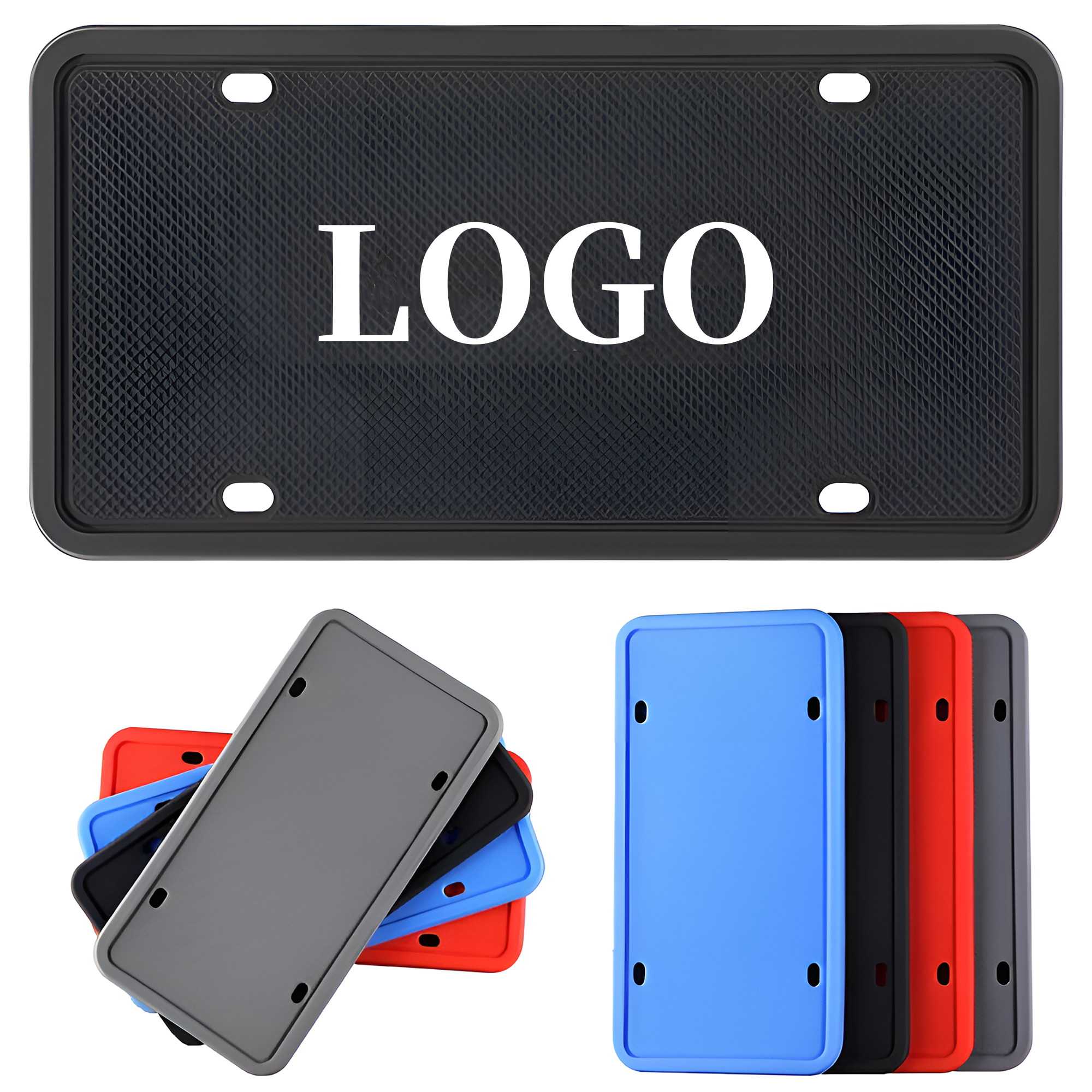 Motorcycle Silicone License Plate Frames 2