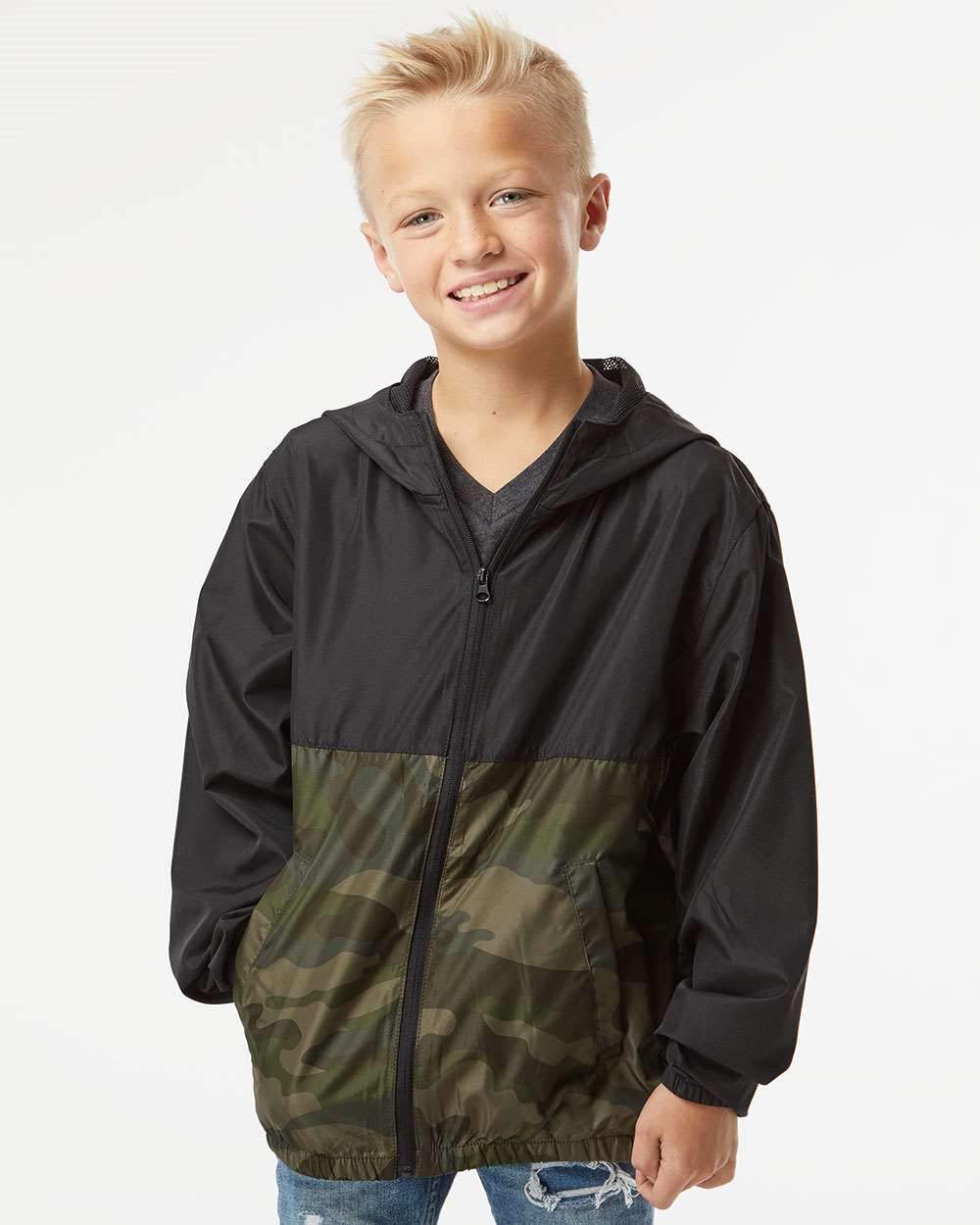 Youth Lightweight Windbreaker Full-Zip Jacket - EXP24YWZ 19