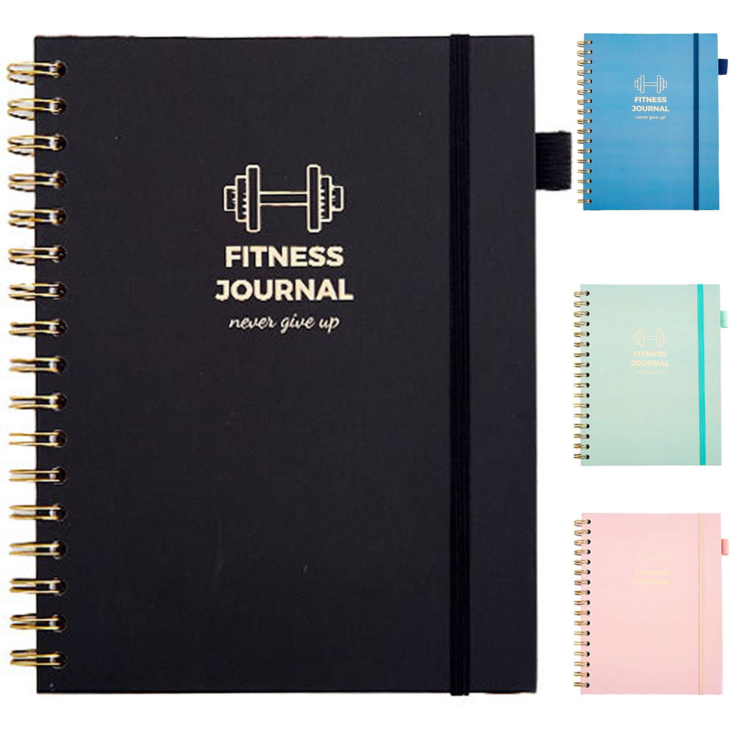 Fitness Journal Spiral Coil Notebook 4