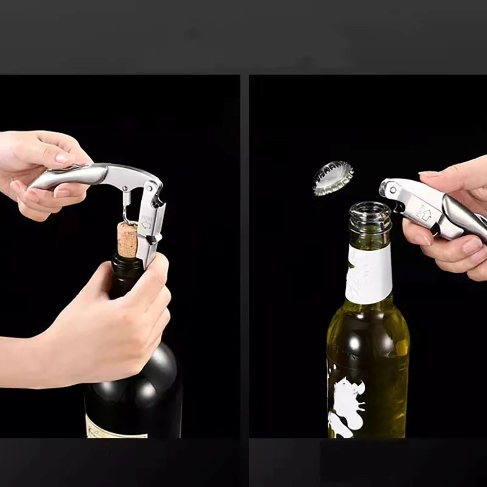 Corkscrew With Foil Cutter &Bottle Opener 6