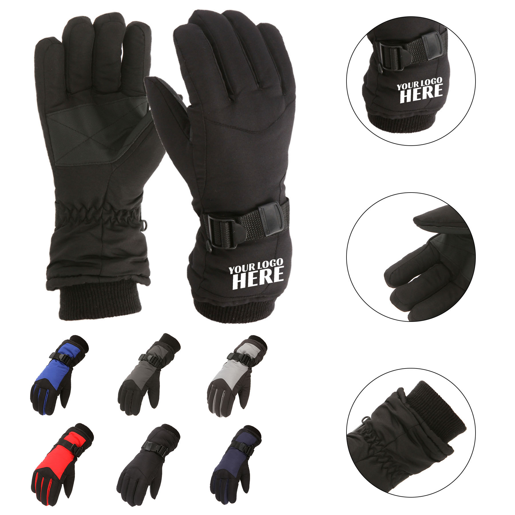 Kids Waterproof Cycling  Snowing Gloves  2