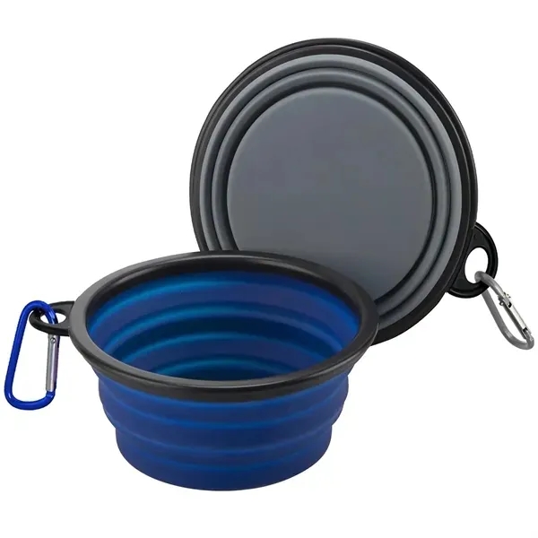 Portable Pet Bowl with Collapsible Design for Travel 2