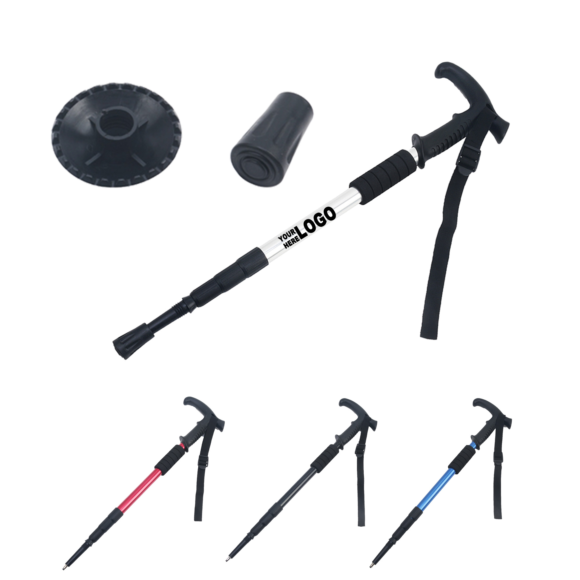 Collapsible T-Handle Hiking Pole 2