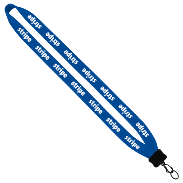 3/4" Cotton Lanyard with Plastic Clamshell & O-Ring 77