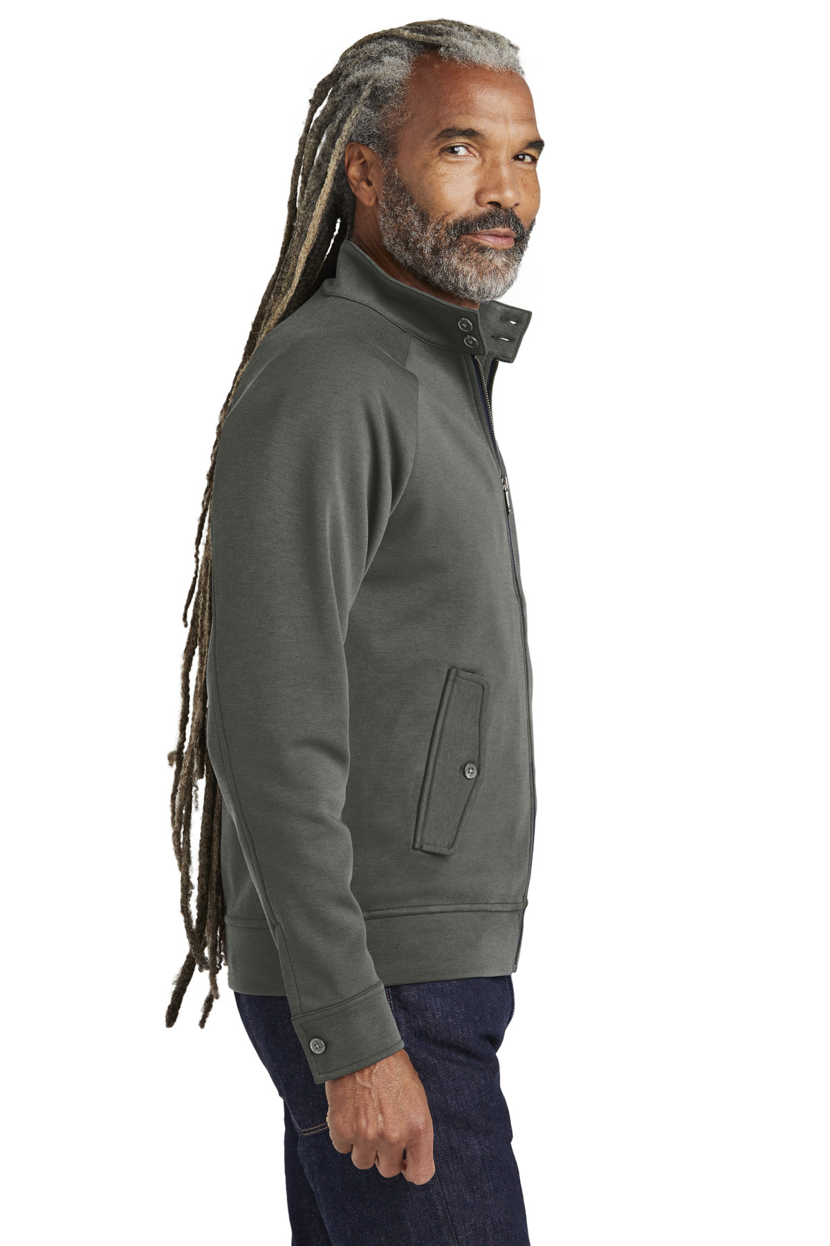 Brooks Brothers Double-Knit Full-Zip BB18210 5